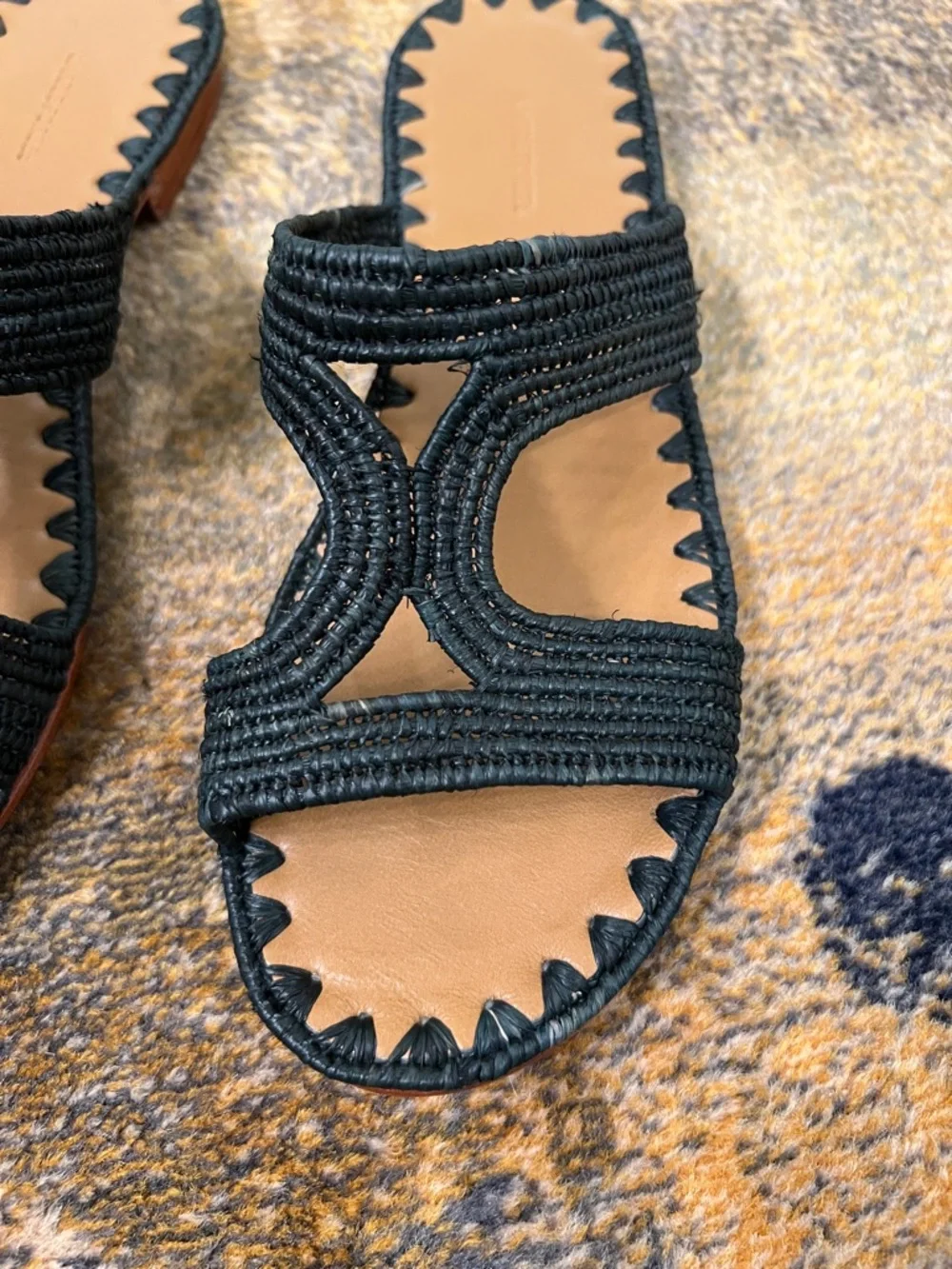 Carrie Forbes Raffia sandals Sz 39 - Picture 5 of 6